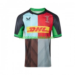 Rugby Harlequins Heren Thuis Tenue 2024 Korte Mouw