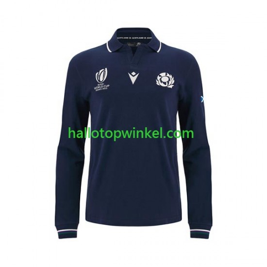 Schotland Rugby Heren Thuis Tenue RWC 2023 Lange Mouw
