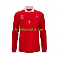 Wales Rugby Heren Thuis Tenue RWC 2023 Lange Mouw
