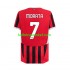AC Milan Voetbalshirt Alvaro Morata 7 Heren Thuis Tenue 2024-2025 Korte Mouw