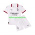 AC Milan Voetbalshirt Kleuters/Kids Uit Tenue 2024-2025 Korte Mouw