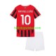 AC Milan Voetbalshirt Rafael Leao 10 Kleuters/Kids Thuis Tenue 2024-2025 Korte Mouw