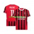 AC Milan Voetbalshirt UCL Font PULISIC 11 Heren Thuis Tenue 2024-2025 Korte Mouw