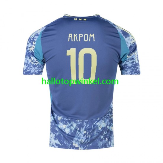AFC Ajax Voetbalshirt Chuba Akpom 10 Heren Uit Tenue 2024-2025 Korte Mouw