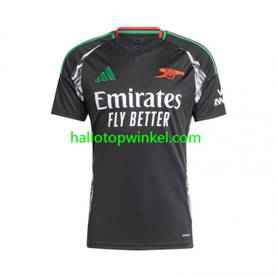 Arsenal Voetbalshirt Heren Uit Tenue 2024-2025 Korte Mouw