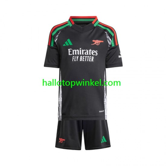 Arsenal Voetbalshirt Kleuters/Kids Uit Tenue 2024-2025 Korte Mouw