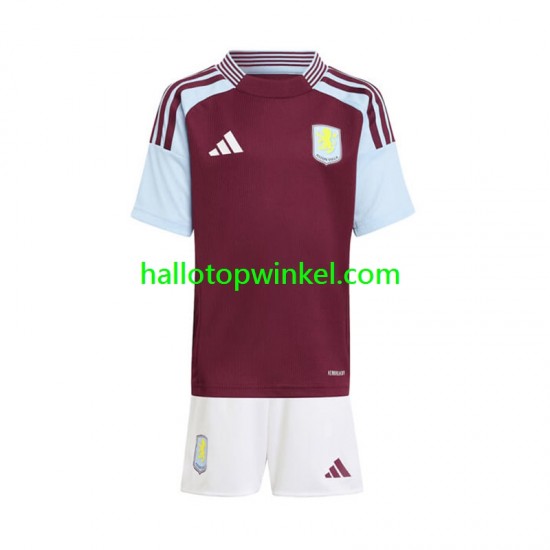 Aston Villa Voetbalshirt Kleuters/Kids Thuis Tenue 2024-2025 Korte Mouw