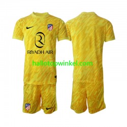 Atlético Madrid Voetbalshirt Doelman Kleuters/Kids Derde Tenue 2024-2025 Korte Mouw