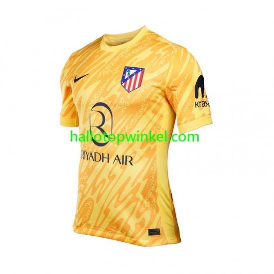 Atlético Madrid Voetbalshirt Doelman Heren Derde Tenue 2024-2025 Korte Mouw