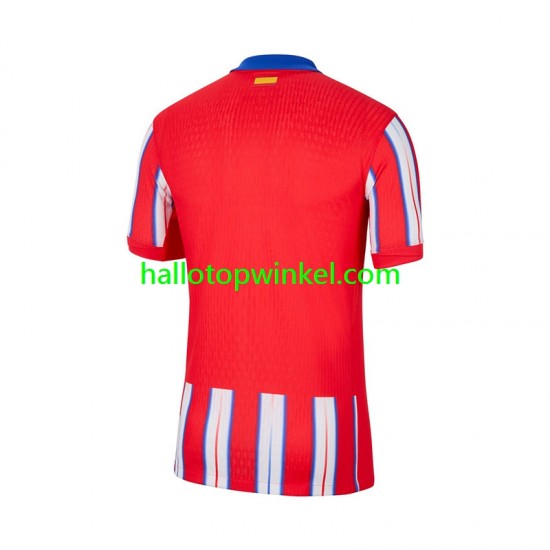 Atlético Madrid Voetbalshirt Heren Thuis Tenue 2024-2025 Korte Mouw