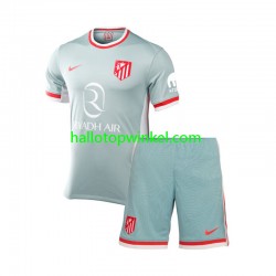 Atlético Madrid Voetbalshirt Kleuters/Kids Uit Tenue 2024-2025 Korte Mouw