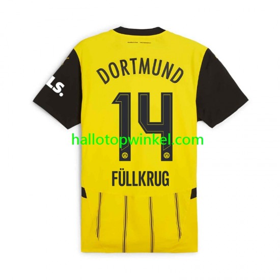 Borussia Dortmund Voetbalshirt Niclas Fullkrug 14 Heren Thuis Tenue 2024-2025 Korte Mouw