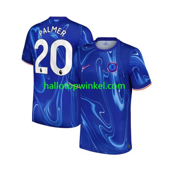 Chelsea Voetbalshirt Cole Palmer 20 Heren Thuis Tenue 2024-2025 Korte Mouw