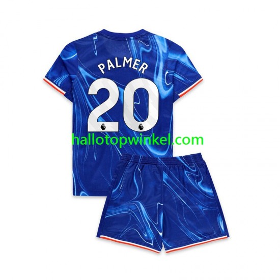 Chelsea Voetbalshirt Cole Palmer 20 Kleuters/Kids Thuis Tenue 2024-2025 Korte Mouw
