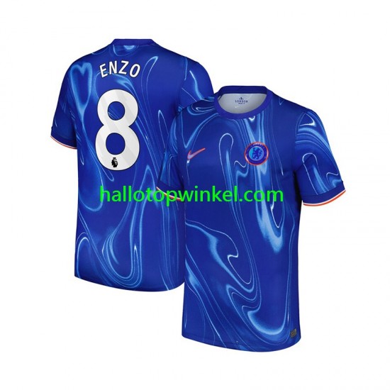 Chelsea Voetbalshirt Enzo 8 Heren Thuis Tenue 2024-2025 Korte Mouw