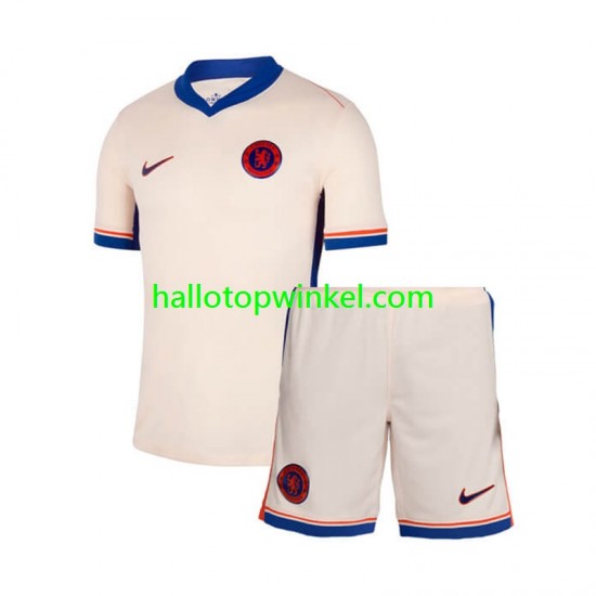 Chelsea Voetbalshirt Kleuters/Kids Uit Tenue 2024-2025 Korte Mouw