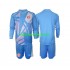 Costa Rica Voetbalshirt Doelman Kleuters/Kids Thuis Tenue 2024 Lange Mouw