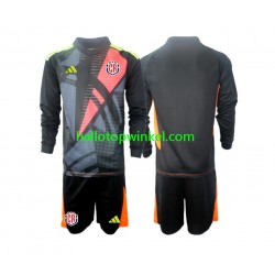 Costa Rica Voetbalshirt Doelman Kleuters/Kids Derde Tenue 2024 Lange Mouw