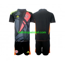 Costa Rica Voetbalshirt Doelman Kleuters/Kids Derde Tenue 2024 Korte Mouw