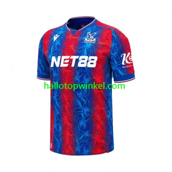 Crystal Palace Voetbalshirt Heren Thuis Tenue 2024-2025 Korte Mouw