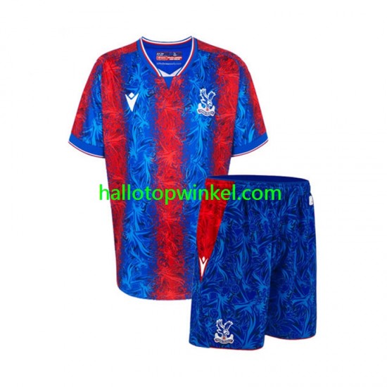 Crystal Palace Voetbalshirt Kleuters/Kids Thuis Tenue 2024-2025 Korte Mouw