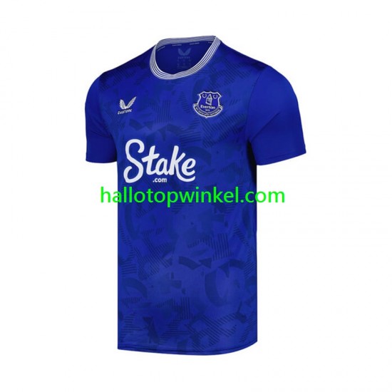 Everton Voetbalshirt Heren Thuis Tenue 2024-2025 Korte Mouw