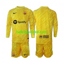 FC Barcelona Voetbalshirt Doelman Kleuters/Kids Uit Tenue 2024-2025 Lange Mouw