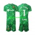 FC Barcelona Voetbalshirt Ter Stegen 1 Doelman Kleuters/Kids Thuis Tenue 2024-2025 Korte Mouw