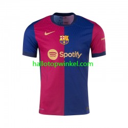 FC Barcelona Voetbalshirt Heren Thuis Tenue 2024-2025 Korte Mouw