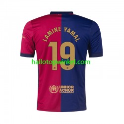 FC Barcelona Voetbalshirt Lamine Yamal 19 Heren Thuis Tenue 2024-2025 Korte Mouw