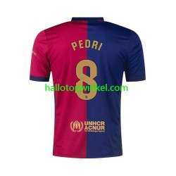 FC Barcelona Voetbalshirt PEDRI 8 Heren Thuis Tenue 2024-2025 Korte Mouw