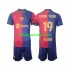 FC Barcelona Voetbalshirt UCL Font Lamine Yamal 19 Kleuters/Kids Thuis Tenue 2024-2025 Korte Mouw