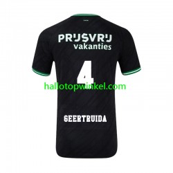 Feyenoord Rotterdam Voetbalshirt Lutsharel Geertruida 4 Heren Uit Tenue 2024-2025 Korte Mouw