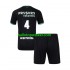 Feyenoord Rotterdam Voetbalshirt Lutsharel Geertruida 4 Kleuters/Kids Uit Tenue 2024-2025 Korte Mouw