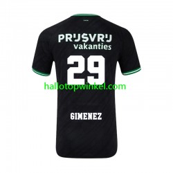 Feyenoord Rotterdam Voetbalshirt Santiago Gimenez 29 Heren Uit Tenue 2024-2025 Korte Mouw