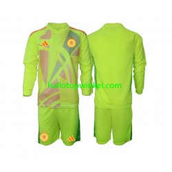 Duitsland Voetbalshirt Doelman Kleuters/Kids Uit Tenue Euro 2024 Lange Mouw