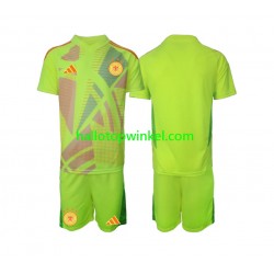 Duitsland Voetbalshirt Doelman Kleuters/Kids Uit Tenue Euro 2024 Korte Mouw