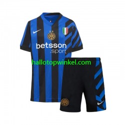 Inter Milan Voetbalshirt Kleuters/Kids Thuis Tenue 2024-2025 Korte Mouw