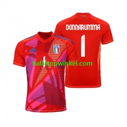 Italië Voetbalshirt Gianluigi Donnarumma 1 Doelman Heren Derde Tenue Euro 2024 Korte Mouw