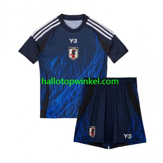 Japan Voetbalshirt Kleuters/Kids Thuis Tenue 2024 Korte Mouw