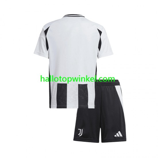 Juventus Voetbalshirt Kleuters/Kids Thuis Tenue 2024-2025 Korte Mouw