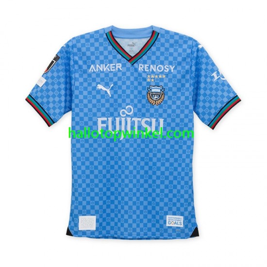 Kawasaki Frontale Voetbalshirt Heren Thuis Tenue 2024-2025 Korte Mouw