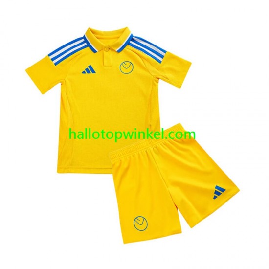 Leeds United Voetbalshirt Kleuters/Kids Uit Tenue 2024-2025 Korte Mouw