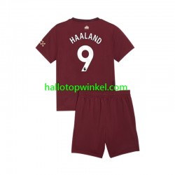 Manchester City Voetbalshirt Erling Haaland 9 Kleuters/Kids Derde Tenue 2024-2025 Korte Mouw