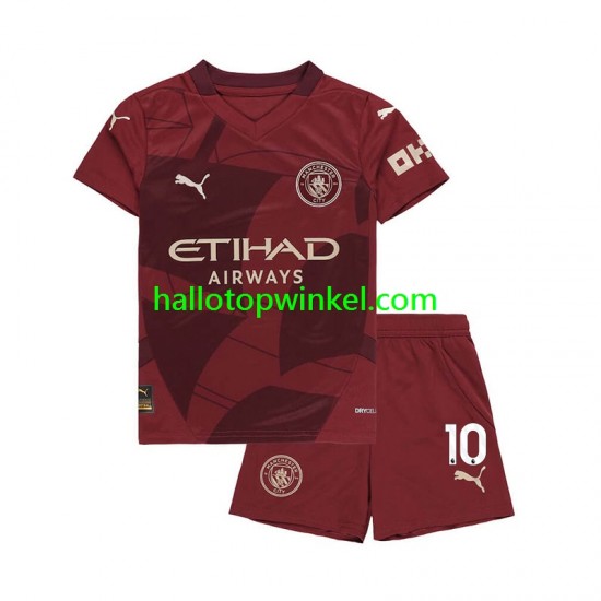 Manchester City Voetbalshirt Jack Grealish 10 Kleuters/Kids Derde Tenue 2024-2025 Korte Mouw