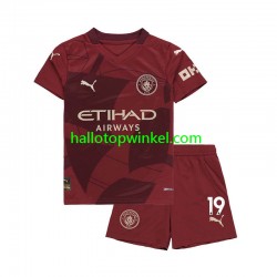 Manchester City Voetbalshirt Julian Alvarez 19 Kleuters/Kids Derde Tenue 2024-2025 Korte Mouw