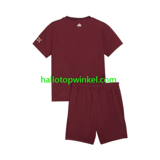 Manchester City Voetbalshirt Kleuters/Kids Derde Tenue 2024-2025 Korte Mouw