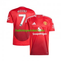 Manchester United Voetbalshirt Mason Mount 7 Heren Thuis Tenue 2024-2025 Korte Mouw
