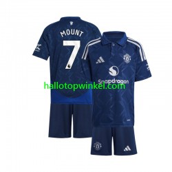 Manchester United Voetbalshirt Mason Mount 7 Kleuters/Kids Uit Tenue 2024-2025 Korte Mouw
