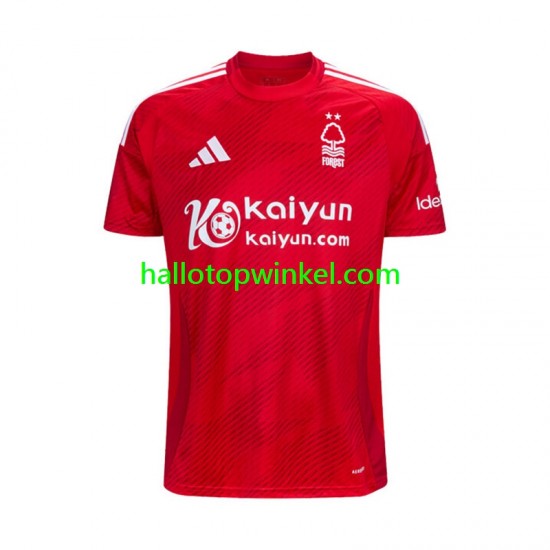Nottingham Forest Voetbalshirt Heren Thuis Tenue 2024-2025 Korte Mouw